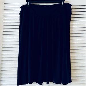 George stretch midi skirt